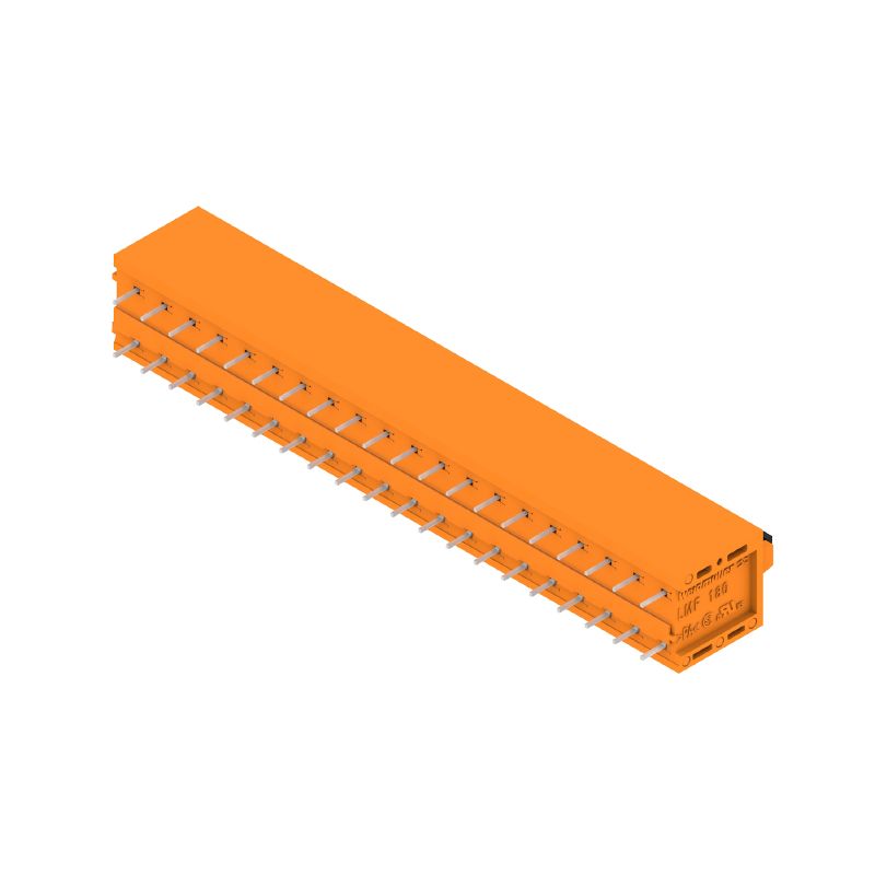 1330380000 - 5.00mm PCB Terminal, 20 Poles, 180° Design, Orange  (Pack of 15)