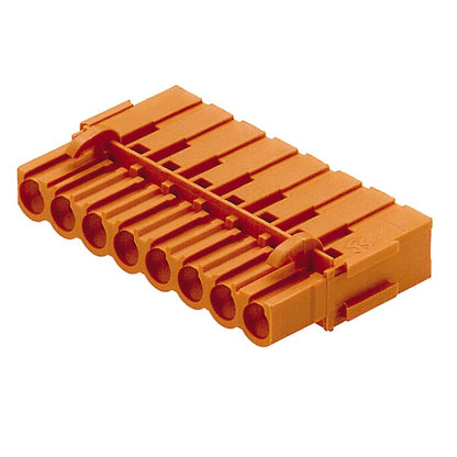 1649430000 - 5.08mm Female PCB Connector, 8-Pole Crimp, 180° Angle  (Pack of 50)