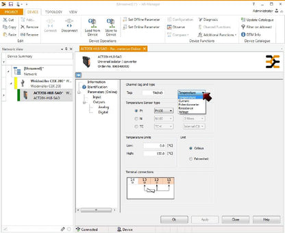 8965490000 - Safe Analog Signal Isolator for Hazardous Areas