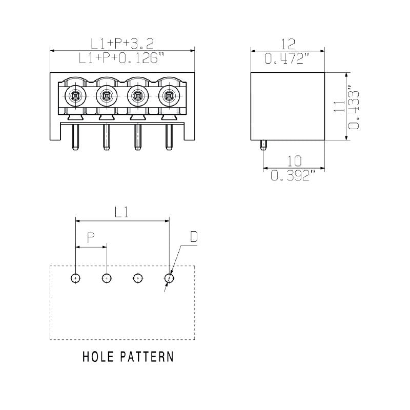 1915250000 - 5.08mm 8-Pole Black PCB Header Connector, THT/THR Solder  (Pack of 285)