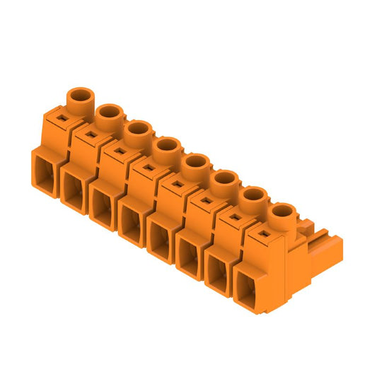 1980540000 - 8-Pole PCB Connector, 180° Angle, 4 mm² Clamping  (Pack of 25)