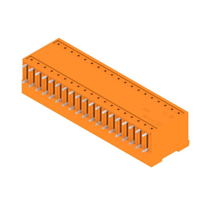1614520000 - 5mm THT Male PCB Connector Header, 38 Poles, Orange Pins  (Pack of 10)