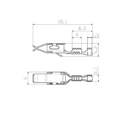 1604230000 - Crimp PCB Connector, RoHS Compliant, 0.35 mm² Range  (Pack of 3000)