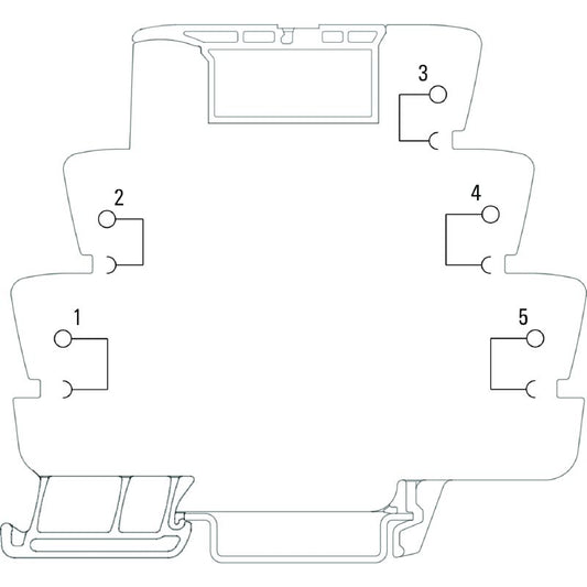 1240780000 - 5 Contact TXS SUPPLY Module, 10A Screw Connection  (Pack of 10)