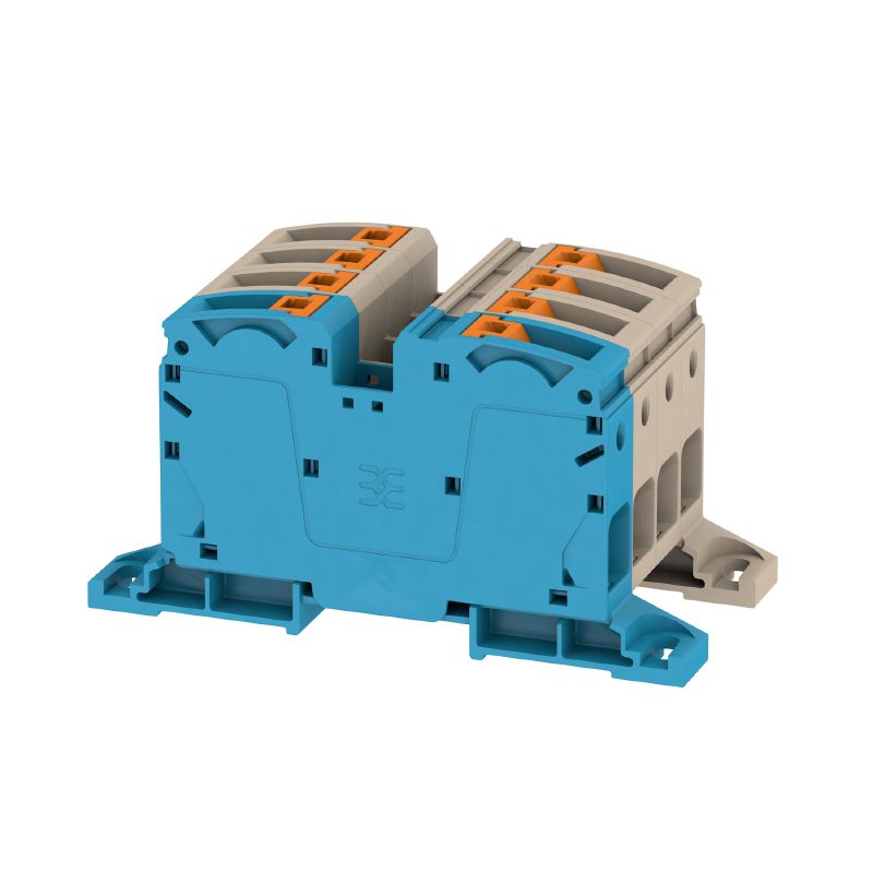 2552190000 - 35mm² Dark Beige Feed-Through Terminal, 4 Poles, 125A