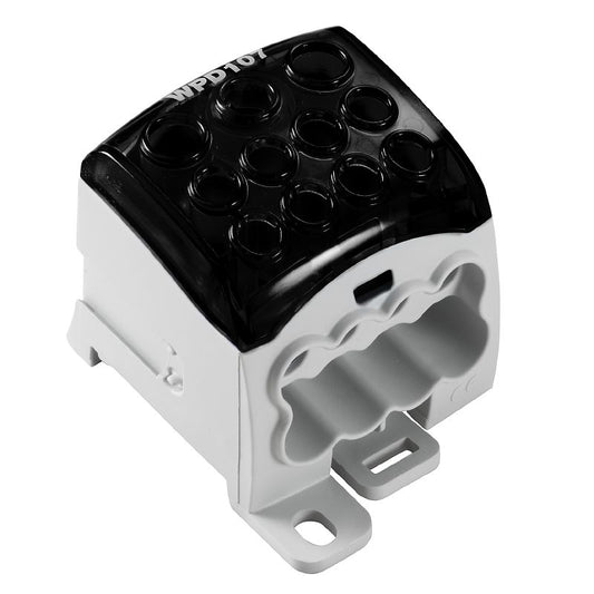 2725450000 - 11-Connection Black Terminal, 95 mm², 270 A, RoHS Certified