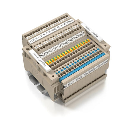 1992250000 - Dark Beige PUSH IN Terminal, 1.5 mm², 250 V, 13.5 A  (Pack of 100)