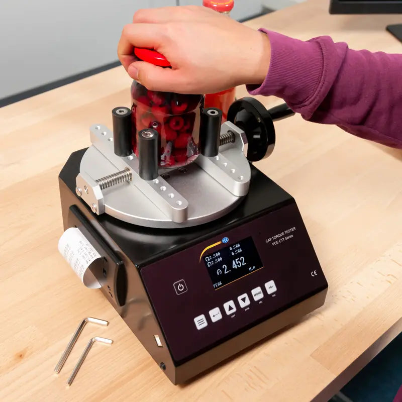 PCE-CTT 10 - Adjustable Torque Meter for 20-200mm Bottle Caps