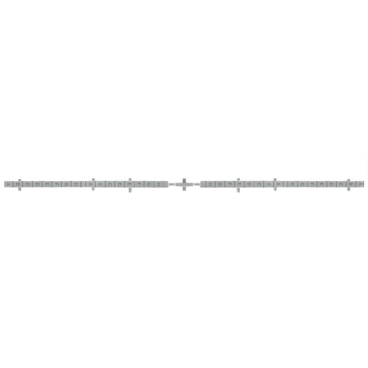 1307680000 - Grey Polycarbonate Partition Plate, 100mm Depth, RoHS Compliant  (Pack of 10)