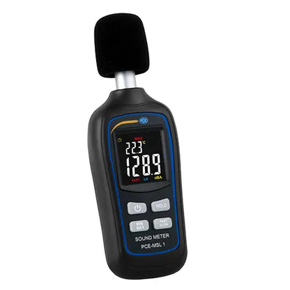 PCE-MSL 1 - Backlit Decibel Meter with Temperature Measurement