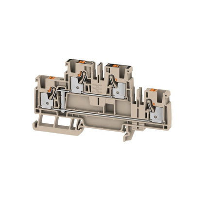 2540020000 - Double-Tier 32A Feed-Through Terminal, 800V, Dark Beige  (Pack of 50)