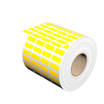 1059880000 - 8x20mm Yellow Cotton Device Marker with Rubber Adhesive