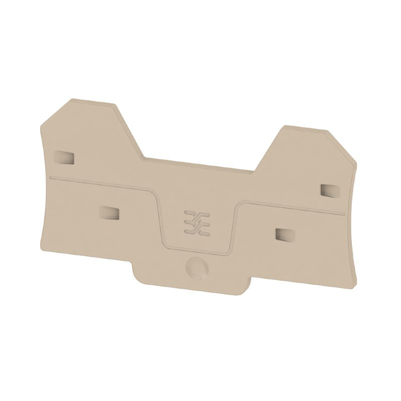 2871850000 - Dark Beige 81.3mm End Plate for Terminals, V-0 Flammability  (Pack of 20)