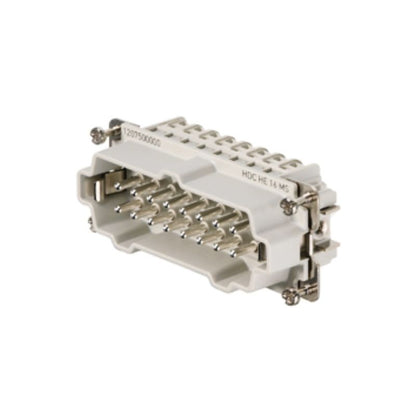 1207500000 - 16-Pole Screw Connector, 500V, 16A, Size 6