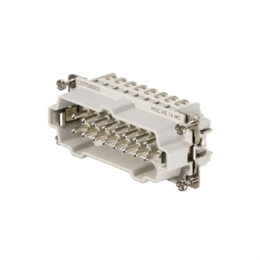 1207500000 - 16-Pole Screw Connector, 500V, 16A, Size 6