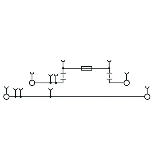 2894000000 - Black 4mm² Fuse Terminal for TS 35 Rail, 6.3A, 500V  (Pack of 50)