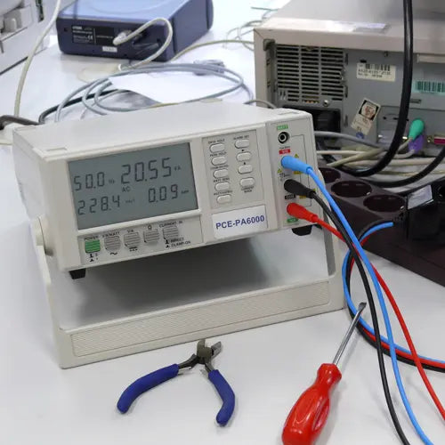 PCE-PA6000 - 93mm LCD Power Meter for Measuring Voltage & Current