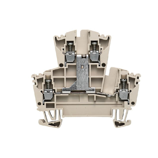 1022300000 - Modular 2.5mm² Terminal, Dark Beige, 4 Connections for DIN Rail  (Pack of 50)