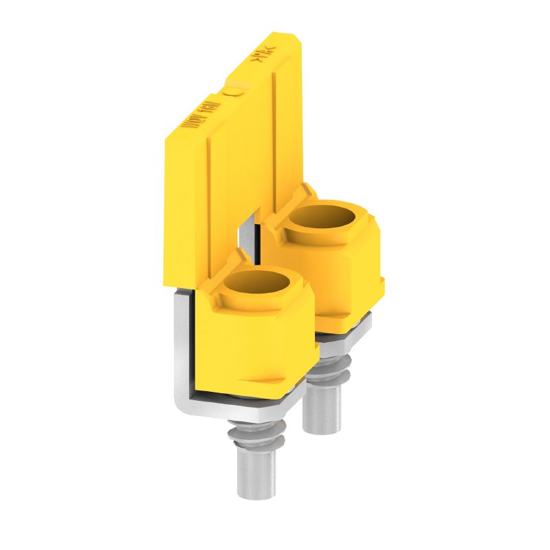 1636560000 - Yellow Insulated Cross-Connector, 76A, 11.90mm Pitch  (Pack of 50)