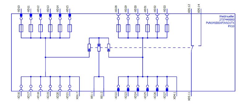 2737440000 - 6-Input Photovoltaic Combiner Box with MPP Tracker and Surge Protection