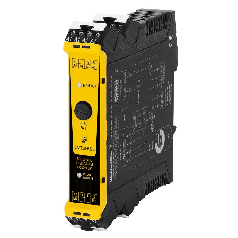 1304040000 - 24V DC Safety Relay SIL 3 with Built-in Protections