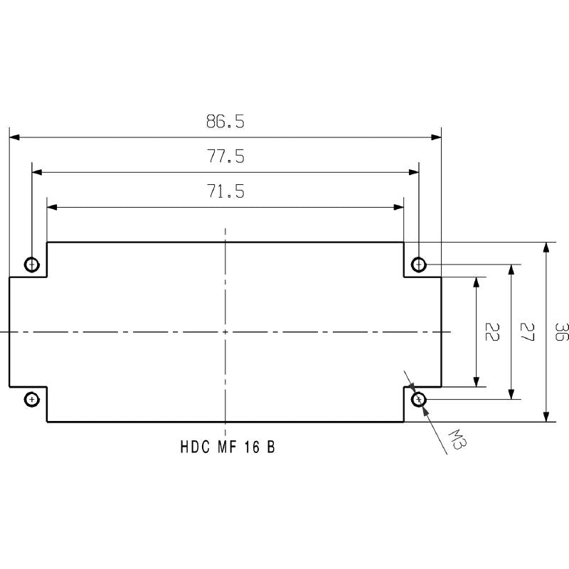 2737020000 - 6-Slot Diecast Zinc Adapter, 500 Cycles, RoHS Compliant