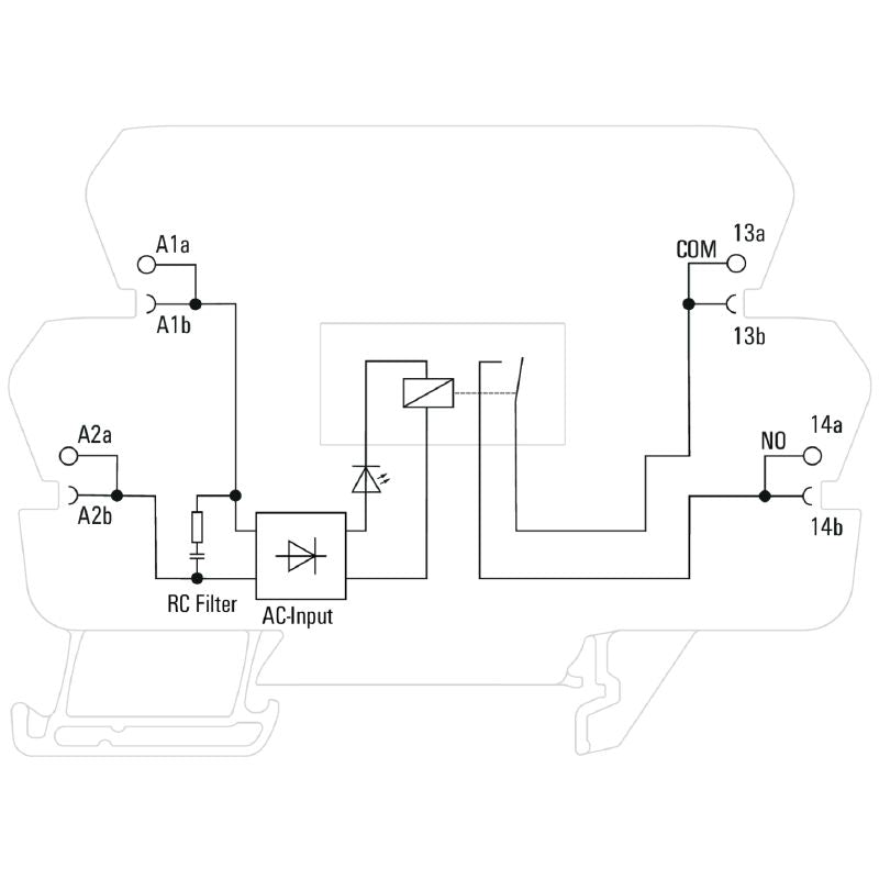 2773810000 - 120V AC Relay Module with 1NO Contact  (Pack of 10)