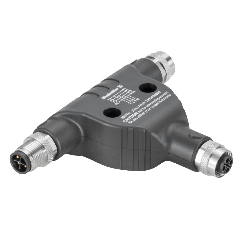 2616430000 - RoHS Compliant M12 Y Connector with UL Certification