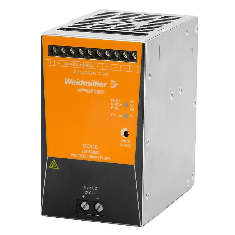 2001820000 - 480W DC/DC Converter, 20A, -40°C to 85°C Temperature Range
