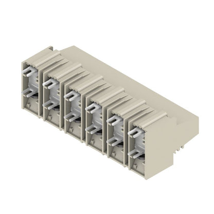 1809870000 - 15mm Pitch 6-Pole PCB Terminal, 90° Connection, Pebble Grey  (Pack of 10)
