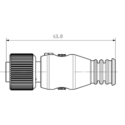 2018050000 - A-Coded Straight Socket Connector for Sensors and Actuators