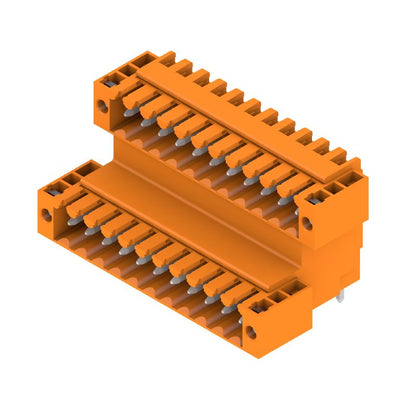 1669660000 - 3.50mm 22-Pole THT Connector with Flange and 90° Angle  (Pack of 10)