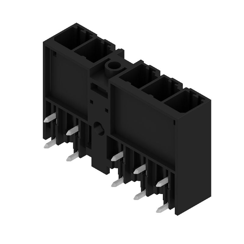 1048680000 - 7.62mm 5-Pole THT Male Header Connector, 90° Angle  (Pack of 36)
