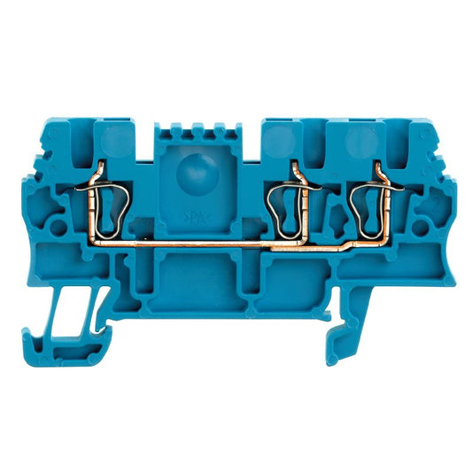 1775540000 - Blue Feed-Through Terminal for 1.5 mm² Wire Size  (Pack of 100)