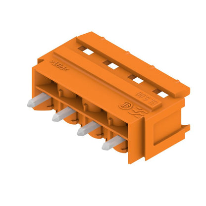 1581800000 - 5mm Male Header Connector with 4 Poles, Tinned Solder Pins  (Pack of 100)