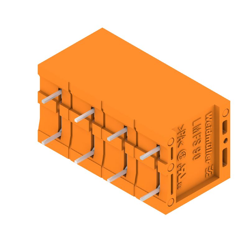 2667440000 - 7.50mm Pitch Orange Terminal with 4 Poles at 90°  (Pack of 50)