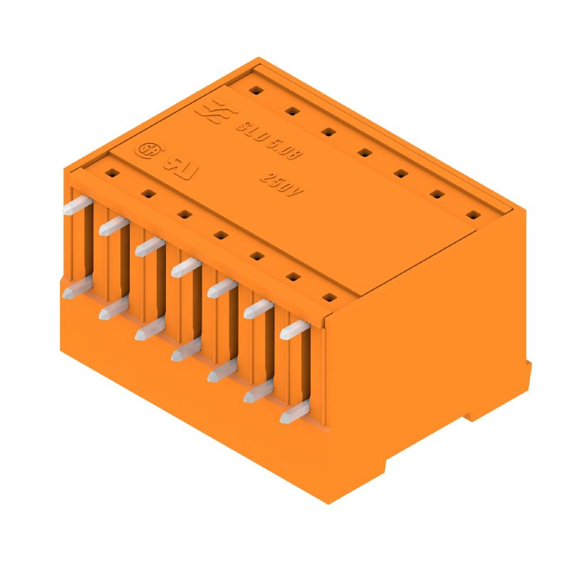 1601840000 - 5.08mm 14-Pole PCB Connector with 90° Angle, Orange  (Pack of 20)