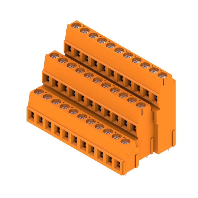 1769710000 - 33-Pole PCB Terminal, 5.08mm Pitch, 90° Angle, Tinned Orange  (Pack of 10)