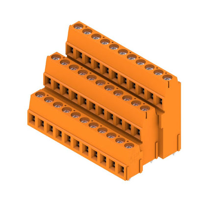 1769710000 - 33-Pole PCB Terminal, 5.08mm Pitch, 90° Angle, Tinned Orange  (Pack of 10)