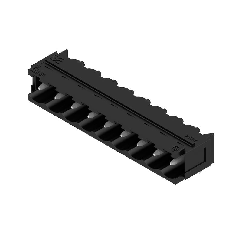 1155650000 - Black 5.08mm Male PCB Connector, 9 Poles, 90° Angle  (Pack of 50)