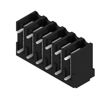 1869400000 - 3.81mm Black Terminal Block with 6 Poles and Push Button  (Pack of 23)