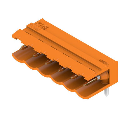 1749520000 - 5mm Pitch Orange PCB Connector, 6 Poles, Gold-Plated  (Pack of 50)