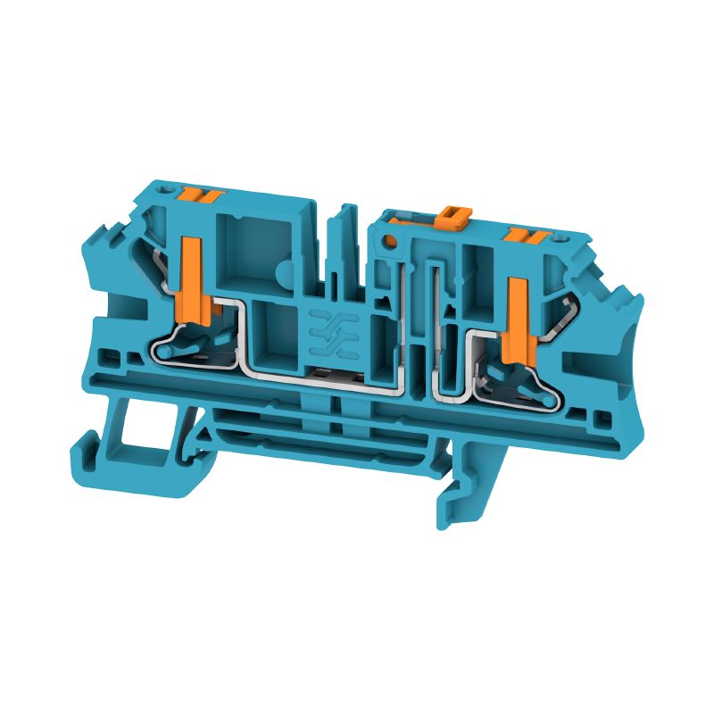 2898750000 - 4mm² Push-In 2-Circuit Terminal, 20A/500V  (Pack of 50)