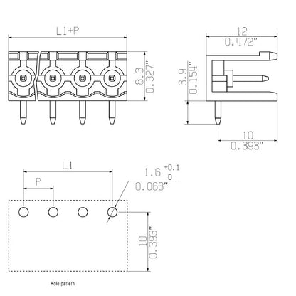2649250000 - 5.08mm 10-Pole Board-to-Board Connector, 15A, 630V  (Pack of 150)