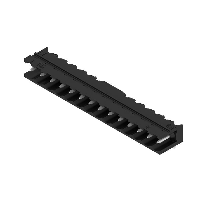 1780070000 - 14-Pole 5.08mm Angle PCB Connector, 3.2mm Pins, Black Box  (Pack of 50)