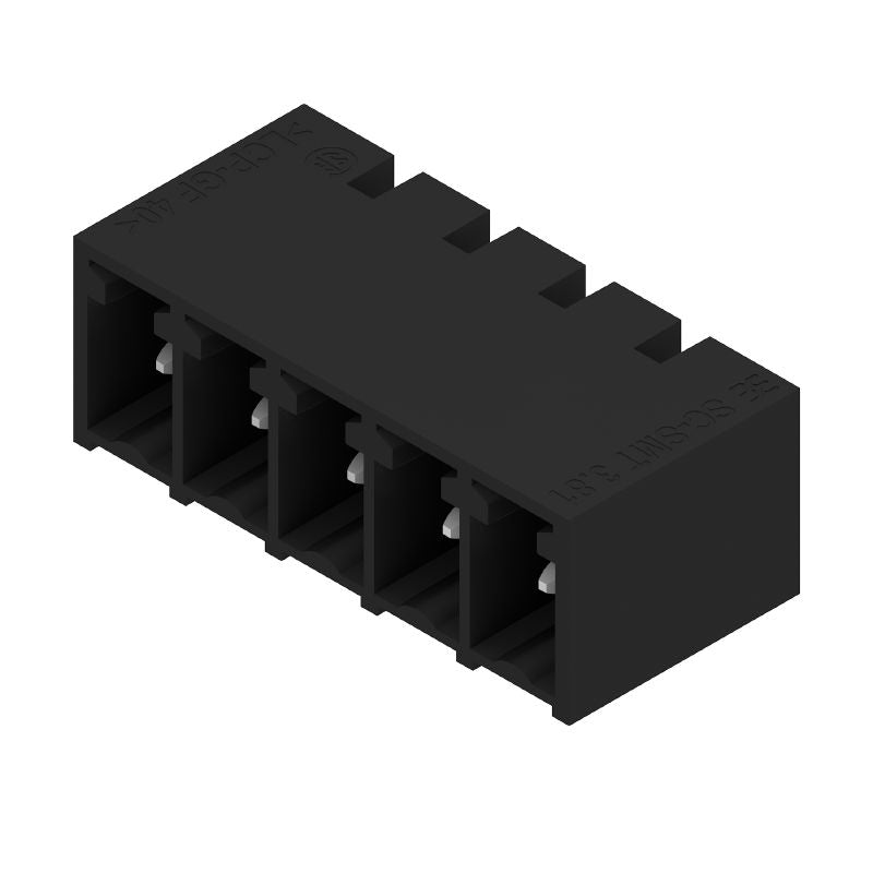 1863170000 - 5-Pole 3.81mm Black PCB Connector for THT/THR Solder  (Pack of 400)