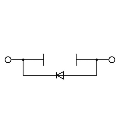 1964810000 - 2 Connection Test-Disconnect Terminal 2.5 mm², Rated 500 V  (Pack of 25)