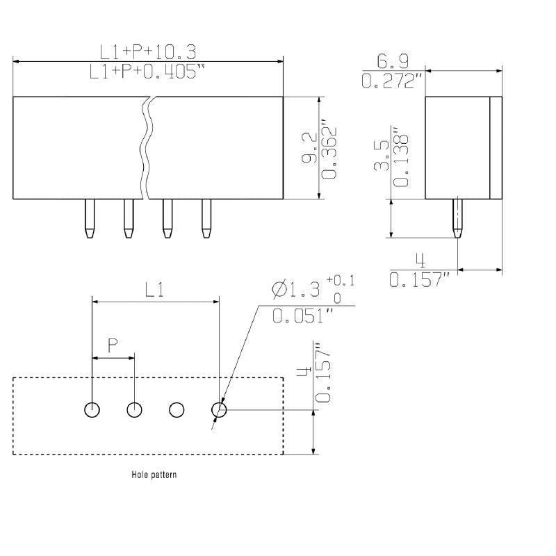 2641440000 - ROHS/UL Certified 3.50mm Connector, 8A, 320V  (Pack of 192)