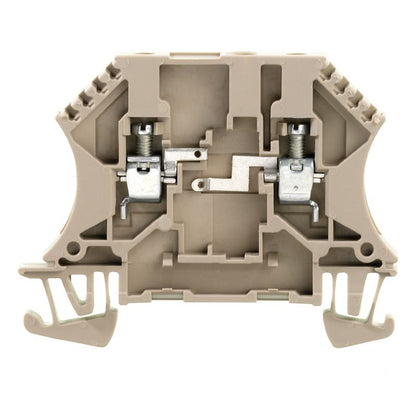 8161820000 - Dark Beige Terminal Block for 4mm² Conductors, 250V  (Pack of 10)