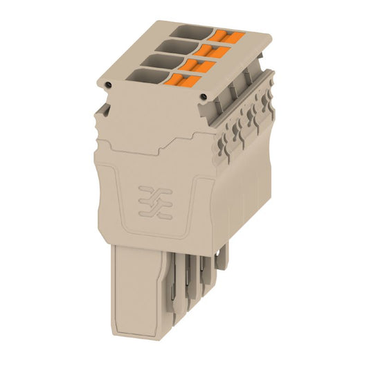 2829060000 - RoHS Compliant 800V 4-Pole Plug, 6mm², Beige, 51mm Depth  (Pack of 25)
